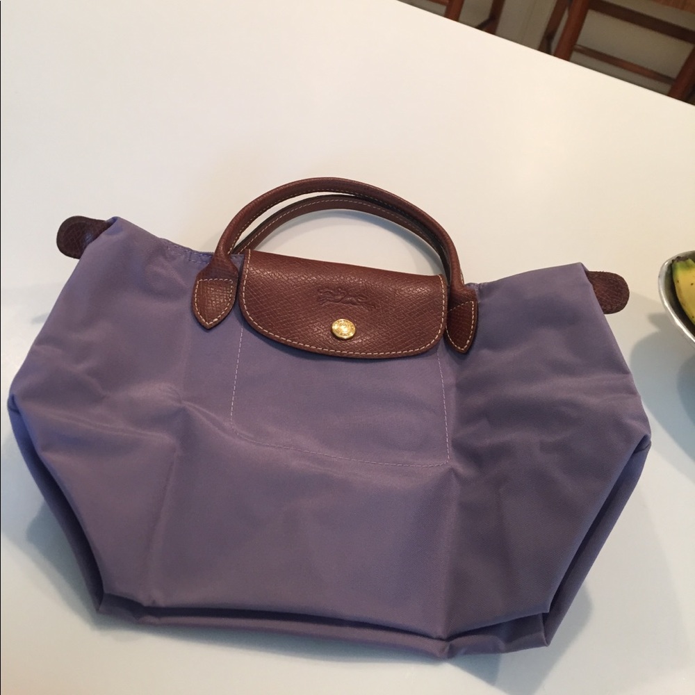 Longchamp mauve small bag