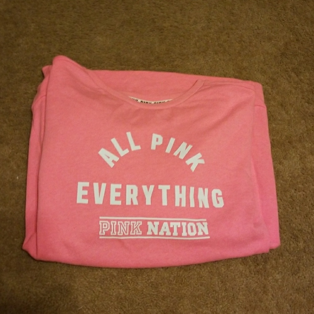 Long sleeve Pink sweatshirt