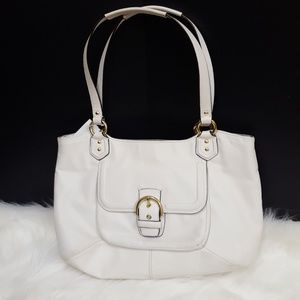 COACH White Leather Purse Flash Sale!