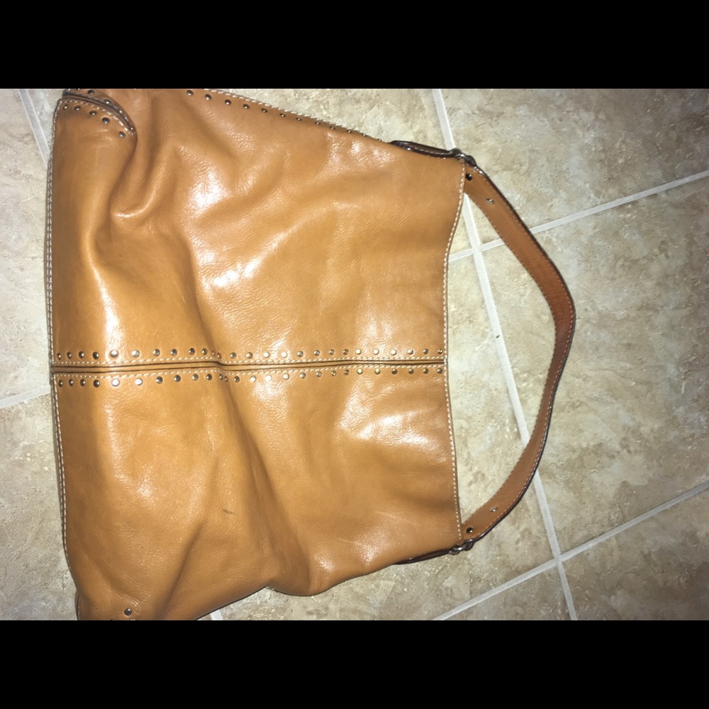 Michael Kors tan Leather bag