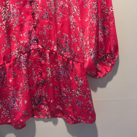 Banana Republic Satin Peasant Blouse - Picture 5 of 6