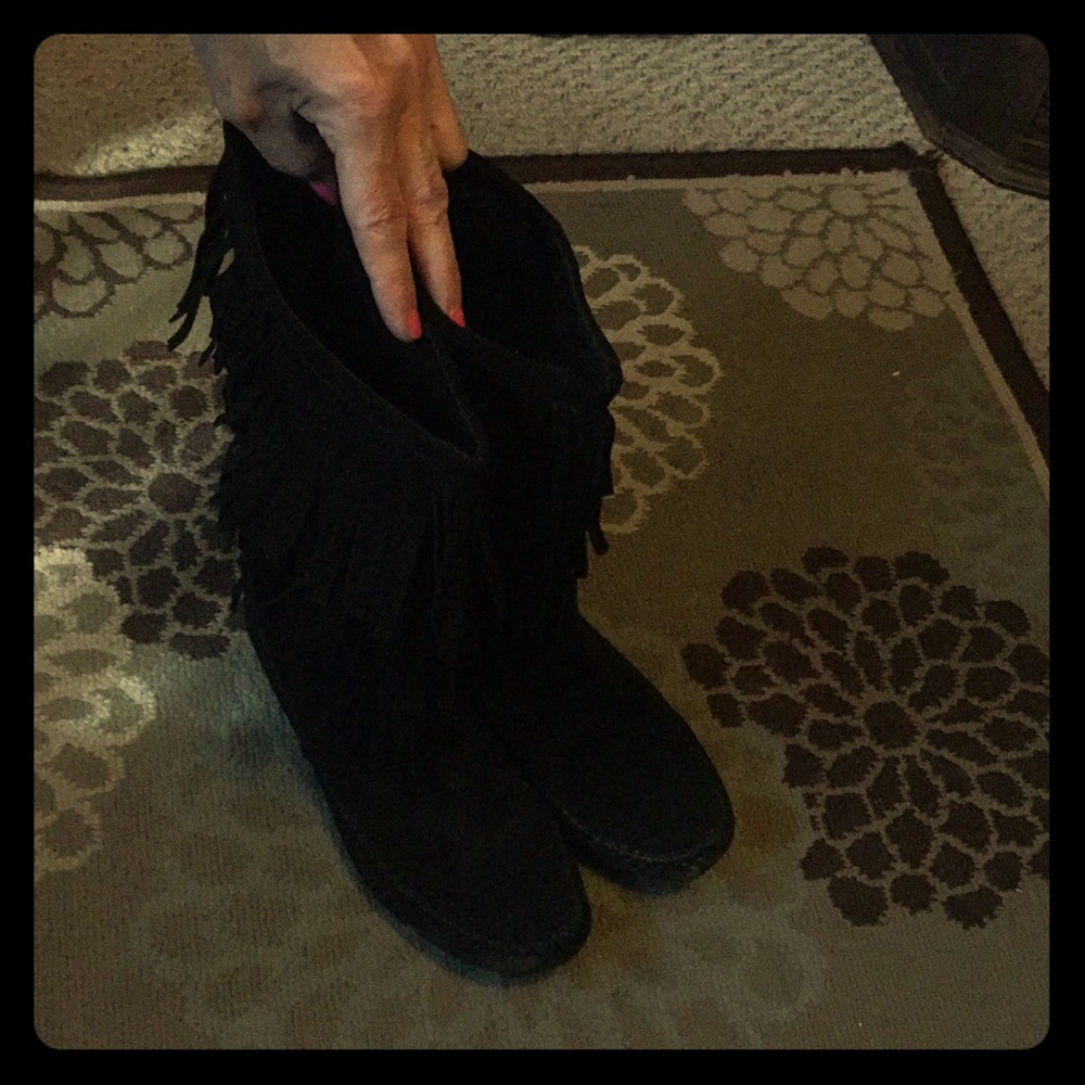 Black Moccasin boot