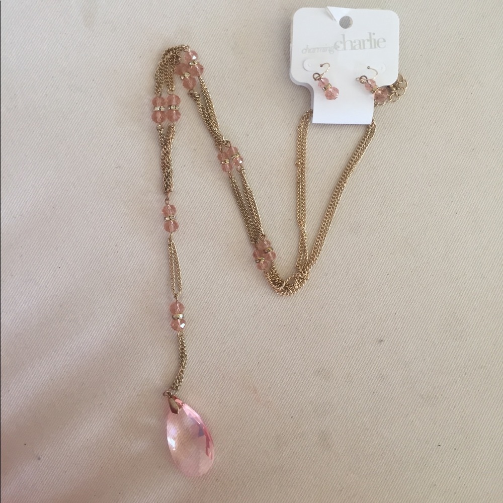 Charming Charlie Necklace and Earring Set