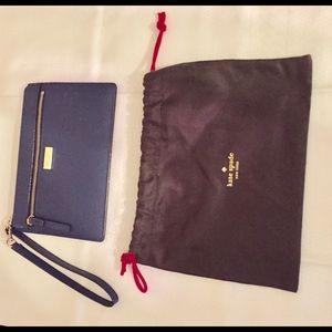 Kate Tinie Laurel Way wristlet with dust bag