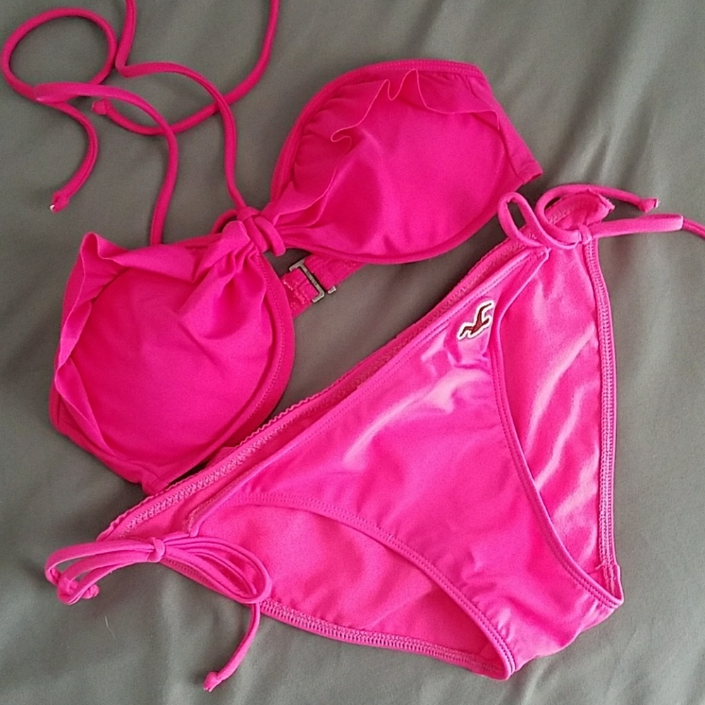 Hot Pink Hollister Bikini