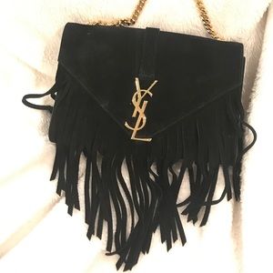 Small Saint Laurent Fringe bag