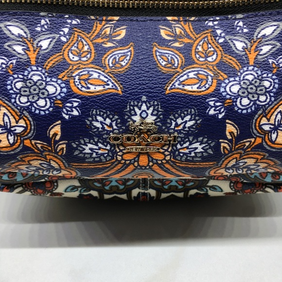 Coach Flower Print Mix Backpack - Picture 2 of 3