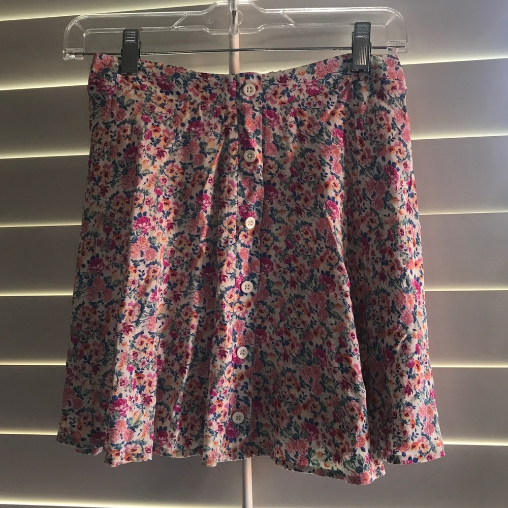 Nordstrom BP floral mini skirt
