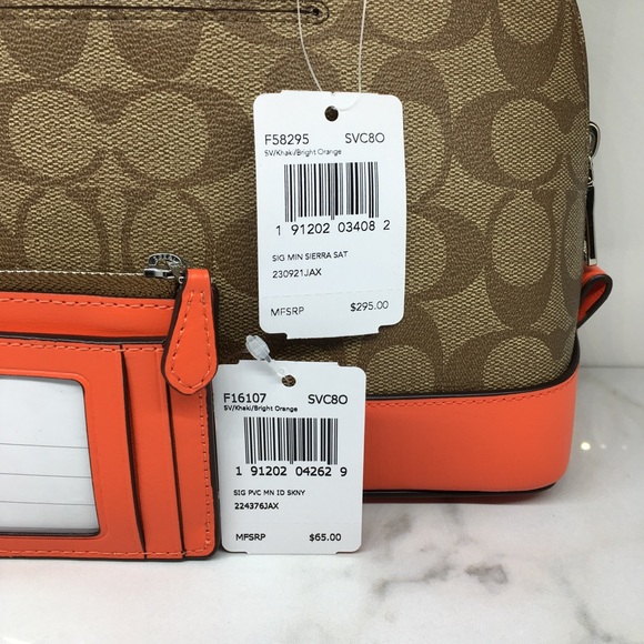 Coach Mini Satchel W/ Coin/Card Holder - Picture 2 of 2