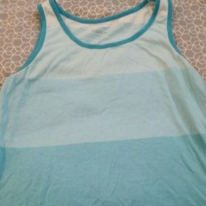 Carbon blue stripe tank