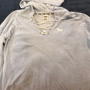 VS Pink hooded crossy