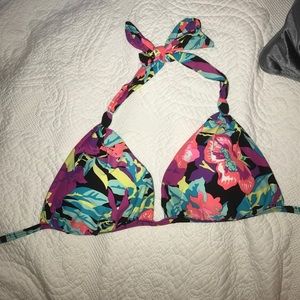 Roxy floral swim top
