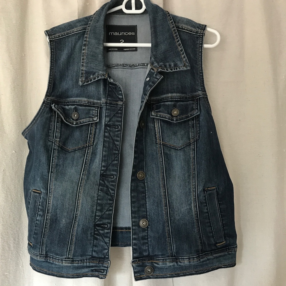 Blue jean Maurice's Vest