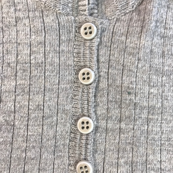 Anthropologie LUX Fall Sweater Dress Button Up S/S - Picture 3 of 8