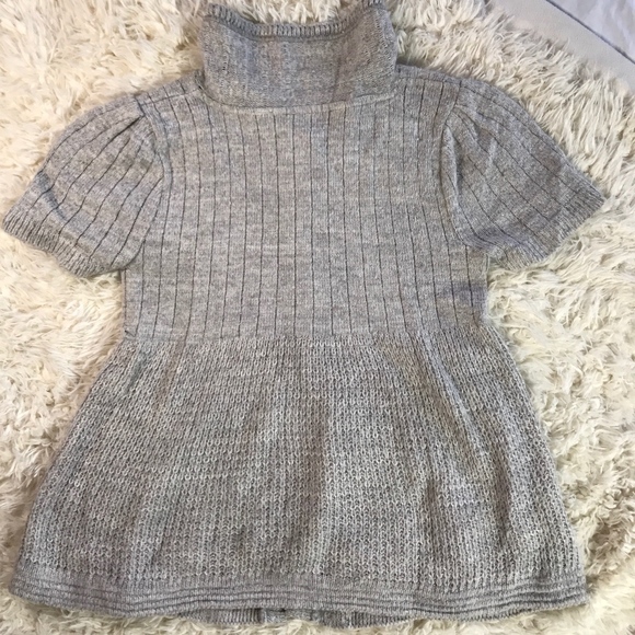 Anthropologie LUX Fall Sweater Dress Button Up S/S - Picture 2 of 8