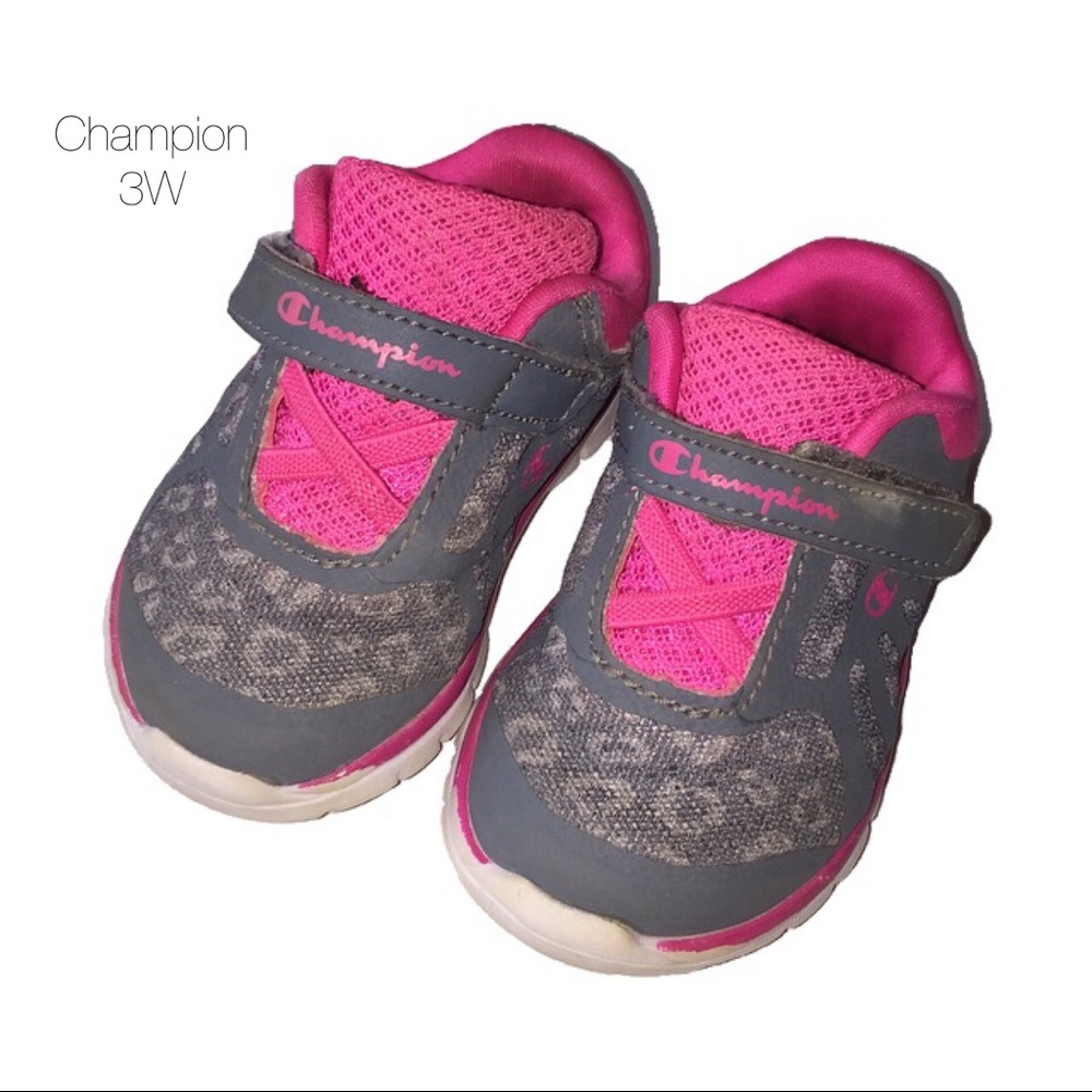 Champion Gray Leopard With Pink Sneakers 3W