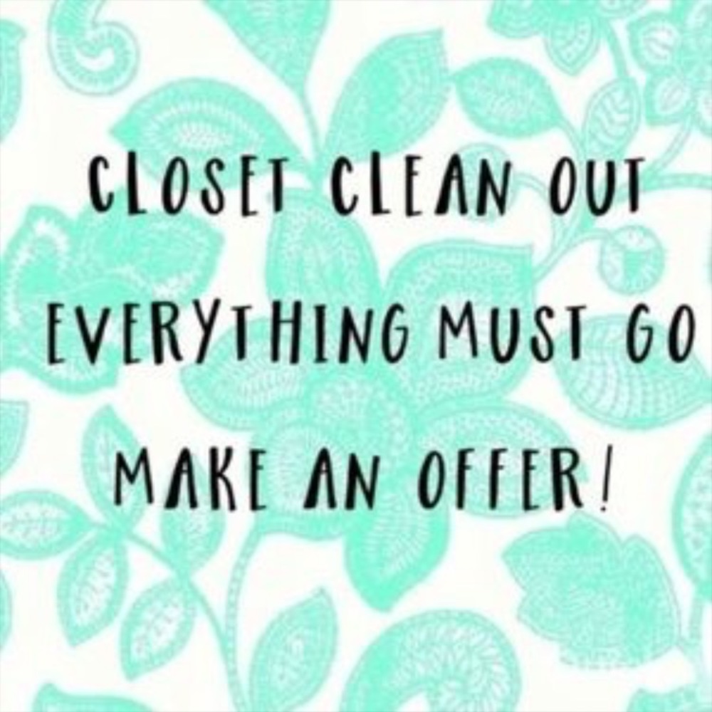 Cleaning out closet!!!
