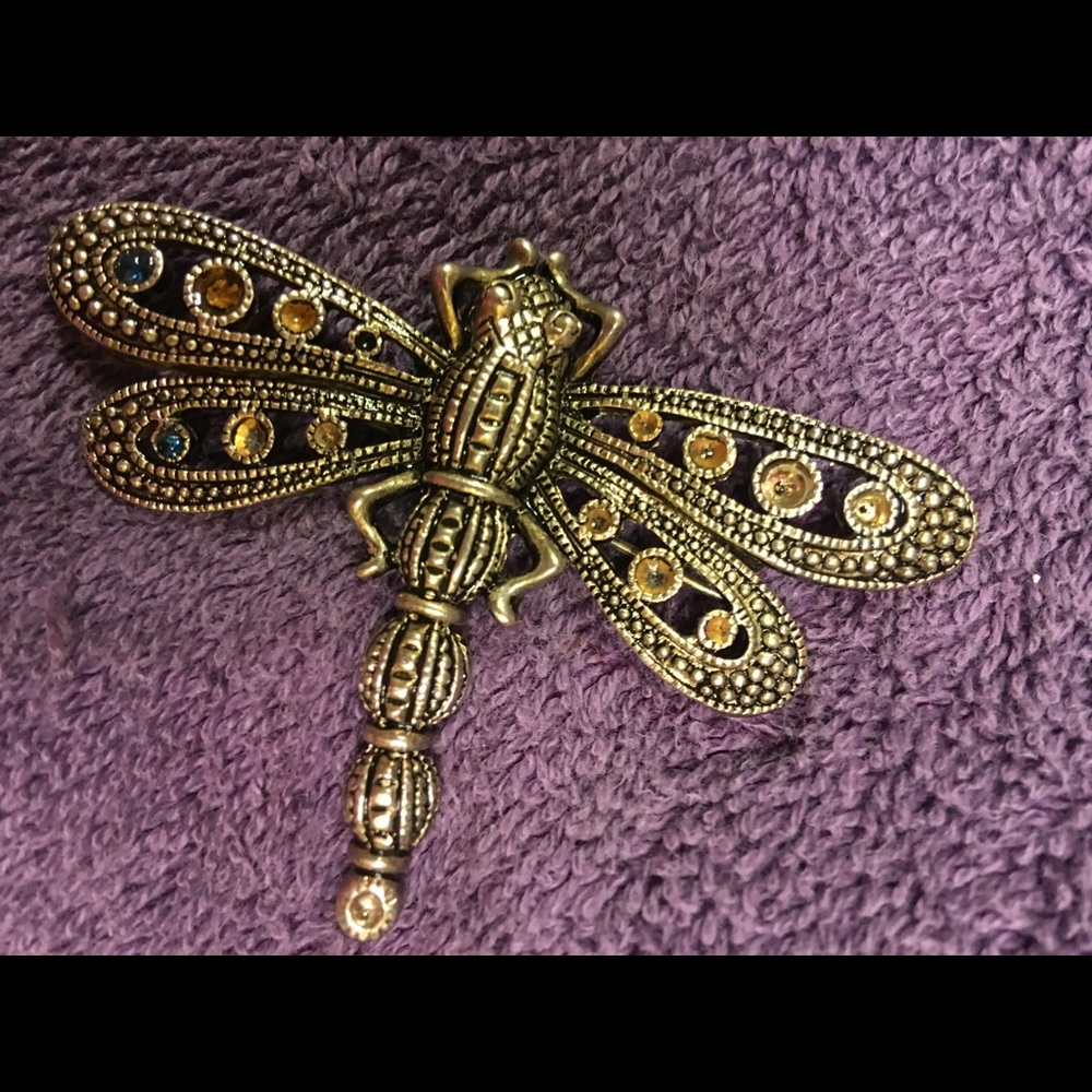 Pewter Dragonfly Pin
