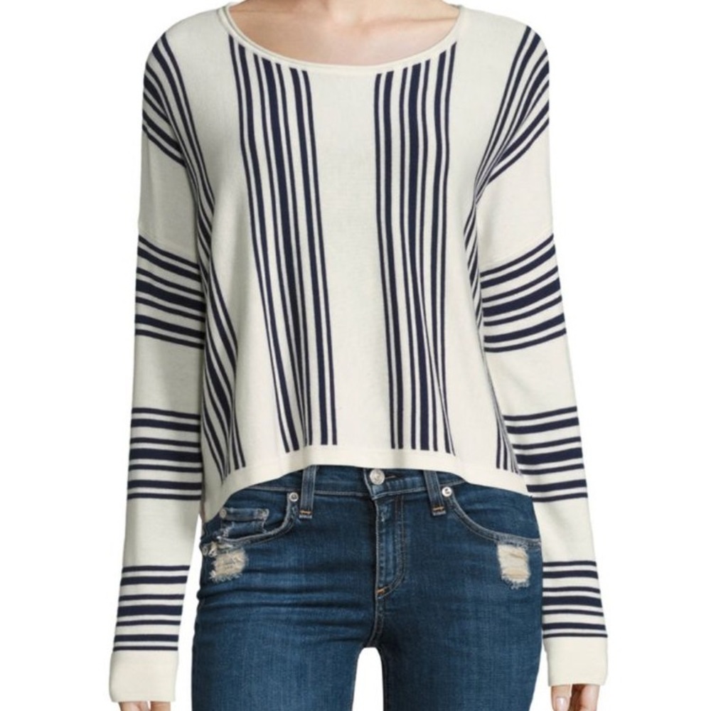 NWT Splendid Striped Wool Blend Sweater