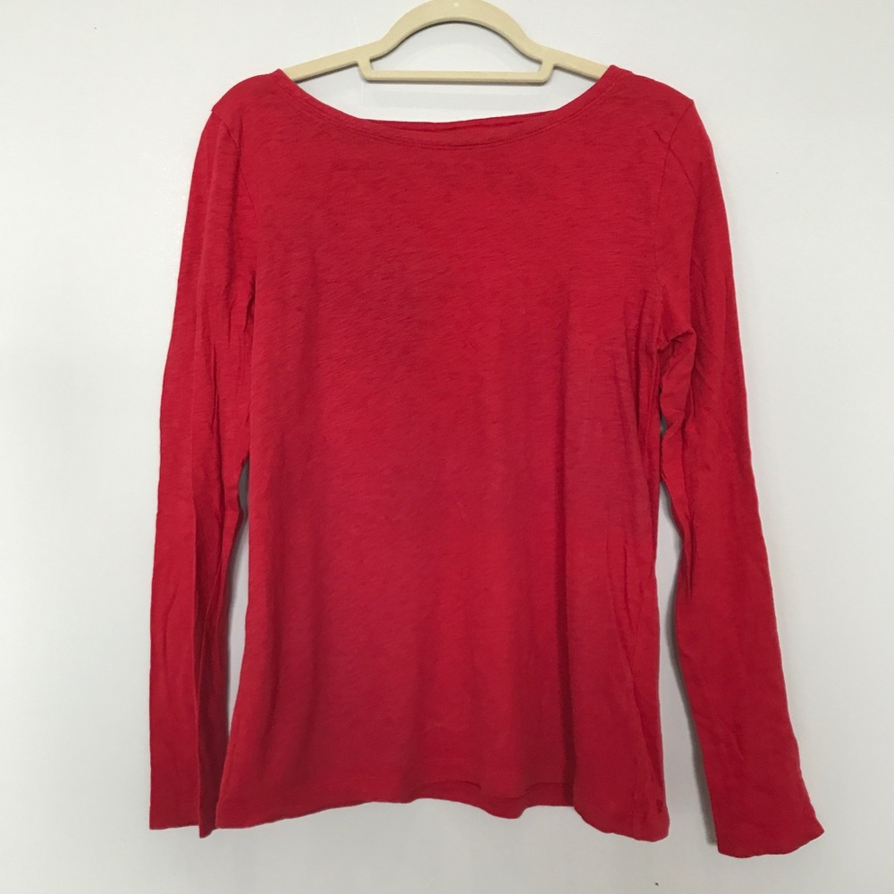 J. Crew Red Painter Tee Large