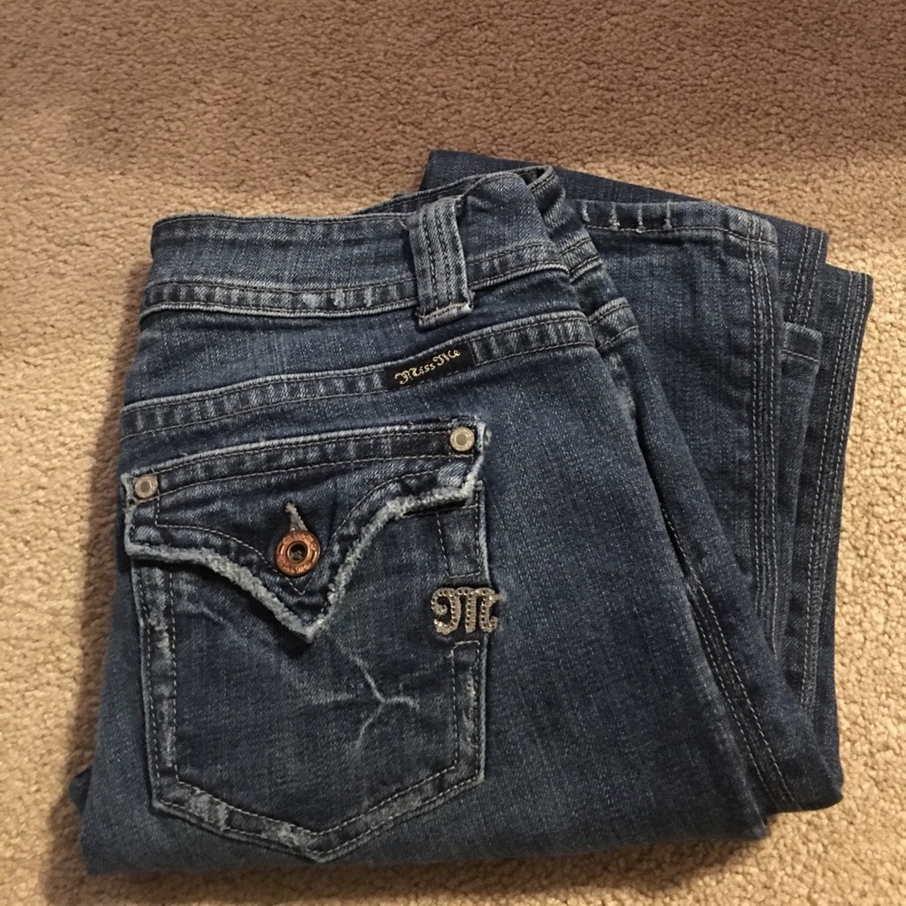 Miss Me Straight Leg  Jeans Size 28