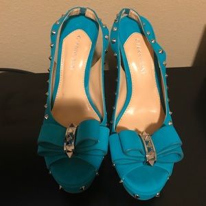 Gianni Bini platform sling backs