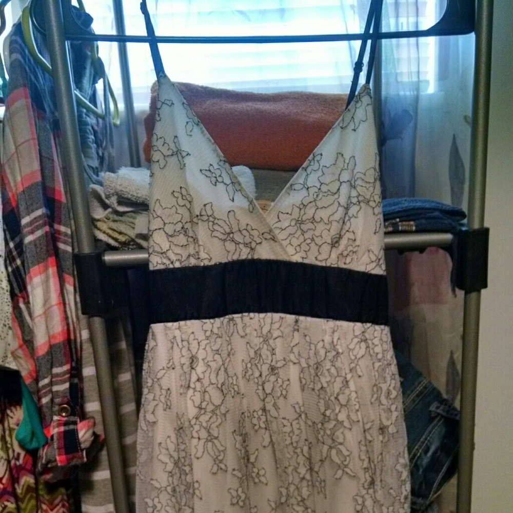 Black and white dress