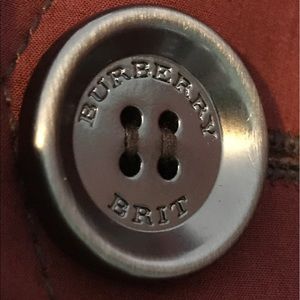 Burberry Brit Burgundy Rain Jacket