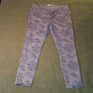 Floral print Rockstar skinny jeans 16
