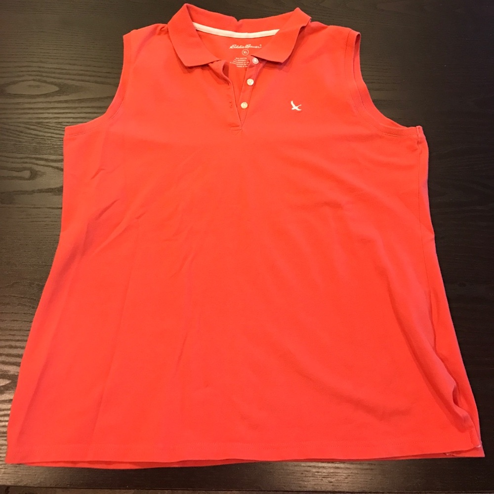 Eddie Bauer Sleeveless Polo Shirt
