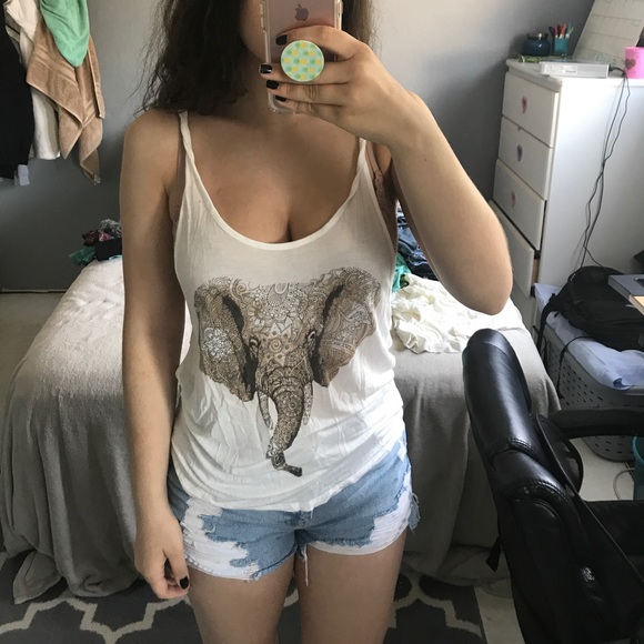 BEAR DANCE Low Back Elephant Tank - Picture 1 of 7