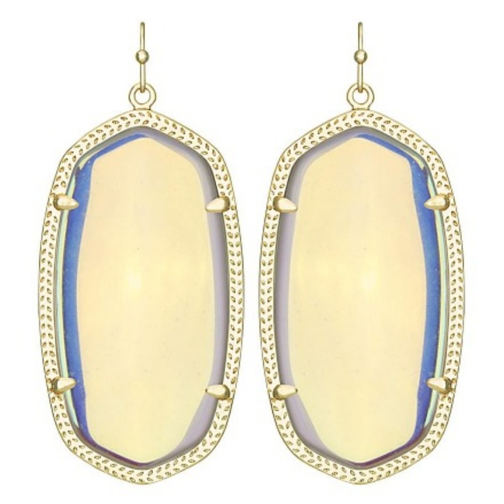 Kendra Scott Clear Iridescent Danielle Earrings