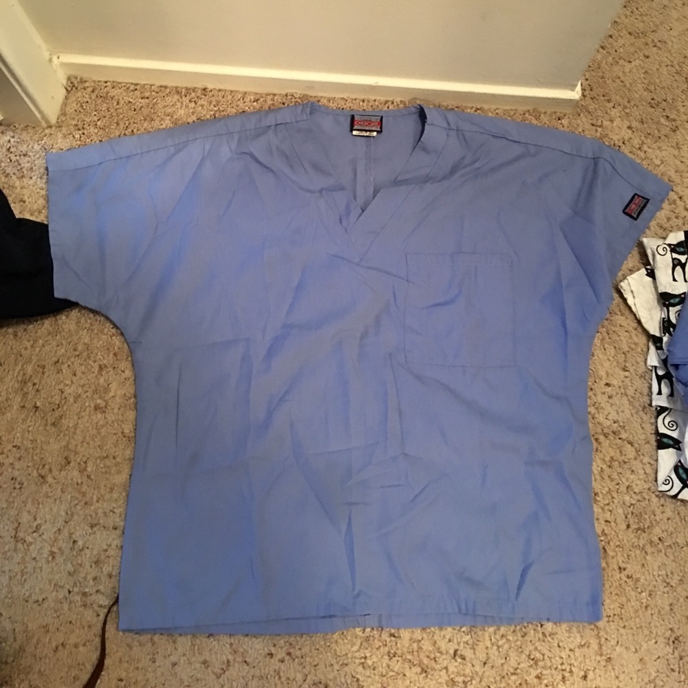 Light Blue Scrub Set