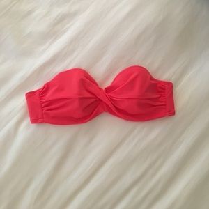 Victoria's Secret bandeau bikini top in pink