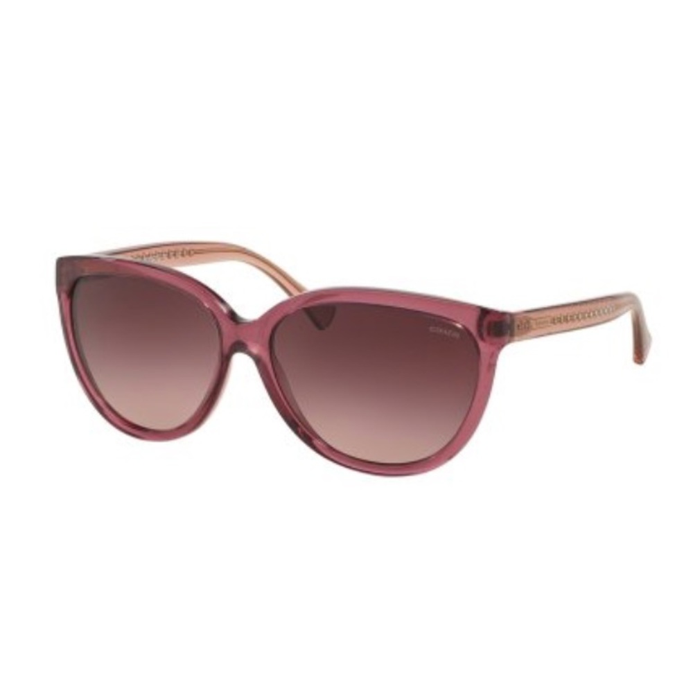 COACH Black Cherry Glitter Sunglasses