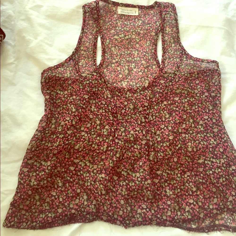 Love tree flower T-shit