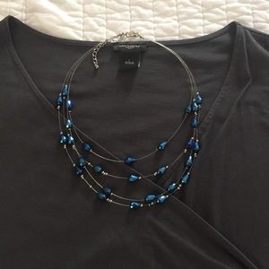 Charming Charlie Illusion Necklace & Earring Set