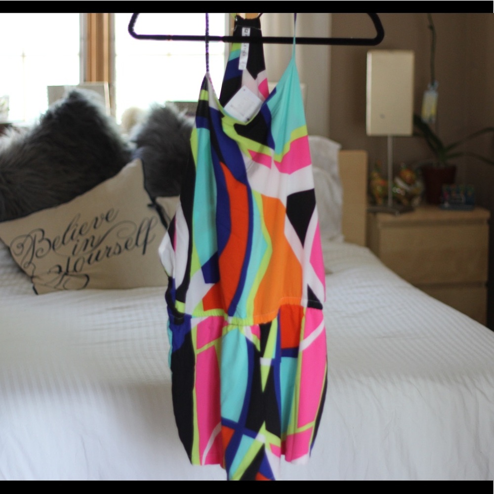 Multi colored romper