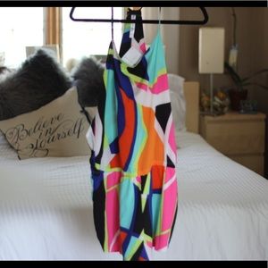 Multi colored romper