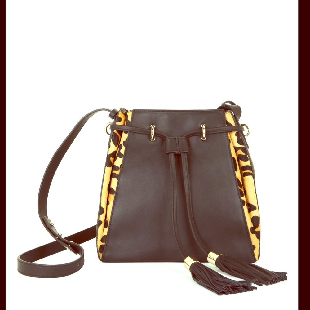 Women's Kinsley Cheetah Print Bucket Bag