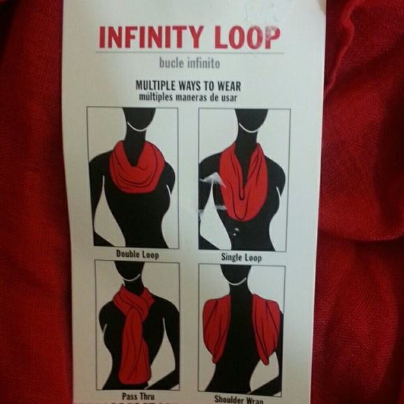 INFINITY LOOP Scarf. NWT - Picture 3 of 3