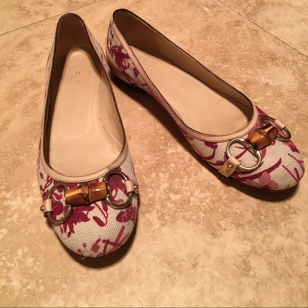 Gucci Botanical Flora flats