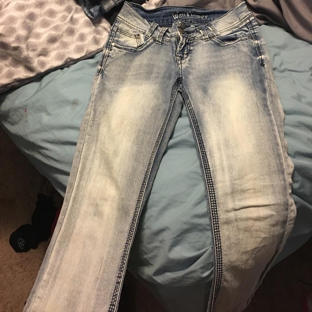 Light blue jeans