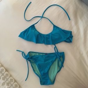 SET: Victoria's Secret ruffled halter bikini