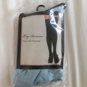 NWT Baby Blue Thigh Highs