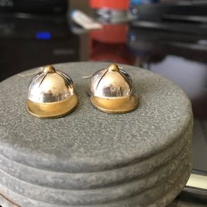 925 Sterling silver baseball cap earrings