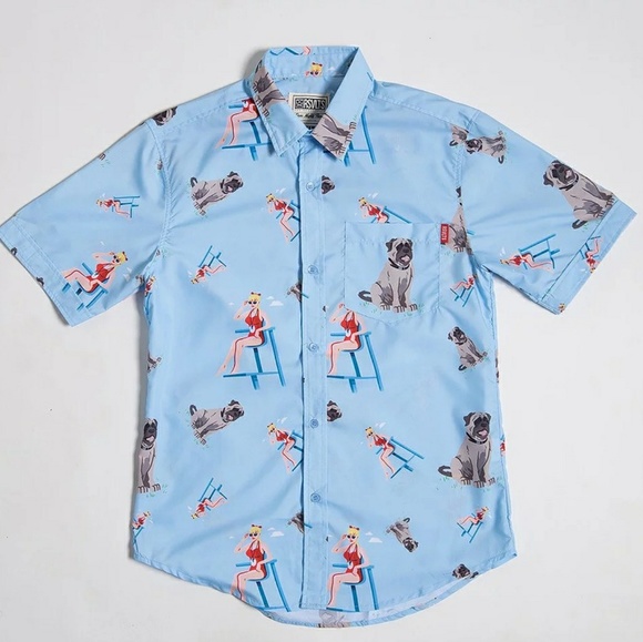 the sandlot button up shirt