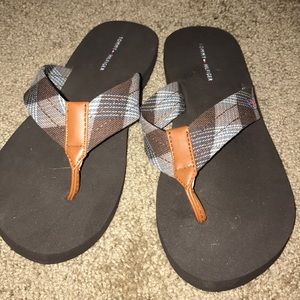 SOLD!!  Tommy Hilfiger flip flops