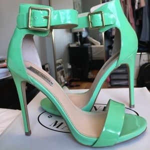 Steve Madden Mint Strappy Heels