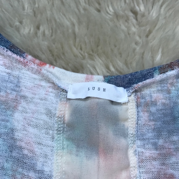 LUSH Floral Vintage Tank Top Bohemian SOFT Ryon - Picture 2 of 8